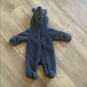 Carter’s Sherpa Zip Up Bear Pram Onesie